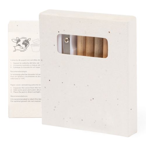 Seedpaper box with pencils - Image 3